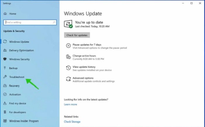 Fix Windows update 1