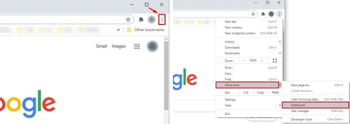 Remove Extension from Google Chrome