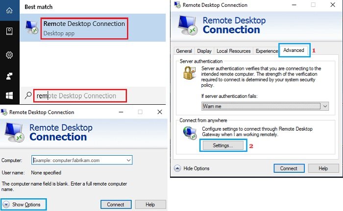 Fix Remote Desktop Not Working in Windows 2