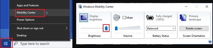Change Screen Brightness in Windows 1