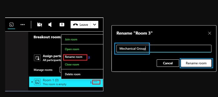Create Breakout Rooms in Microsoft Teams 3