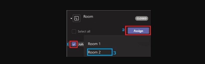 Create Breakout Rooms in Microsoft Teams 4