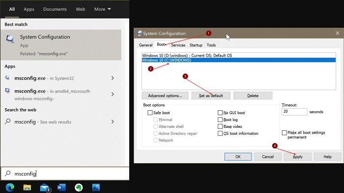 3 ways to restore the dual boot menu in windows 10 1