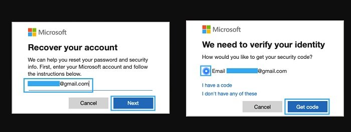 Reset Microsoft Account Password 3