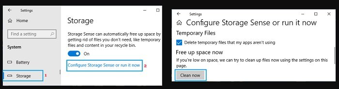 How to clear all types of cache in Windows 10