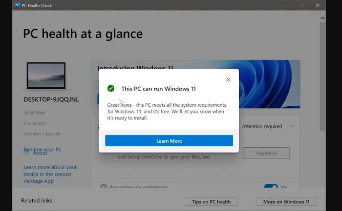 Check If Your PC Can Run Windows 11 1