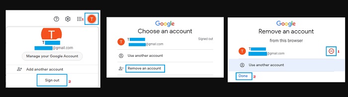 Sign Out of Gmail 2