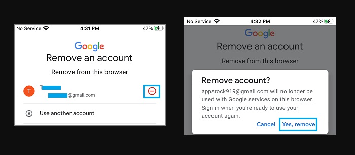Remove Gmail Account from iPhone Mail App 4