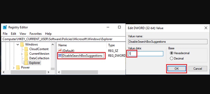 Disable Web Results in Windows Search 8