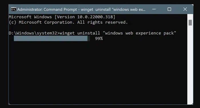 uninstall widgets from Windows 1