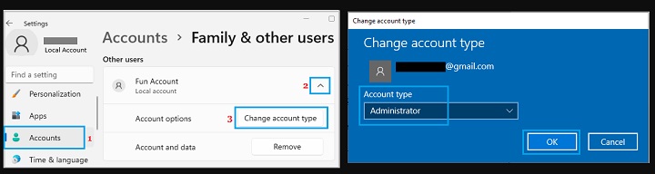 Create Local Administrator Account in Windows 11 3