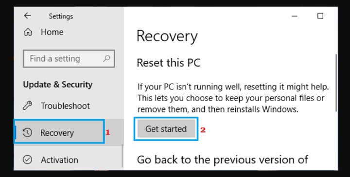 How to reset your Windows 10 computer to factory settings
