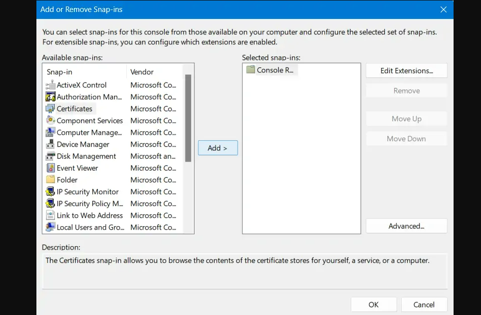 image 121 Essential Guide: Managing Trusted Root Certificates in Windows