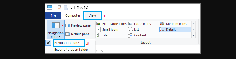 image 193 Troubleshooting Guide: Left Navigation Pane Missing in Windows 11/10 File Explorer