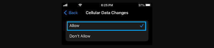 Resolve Cellular Data Issues