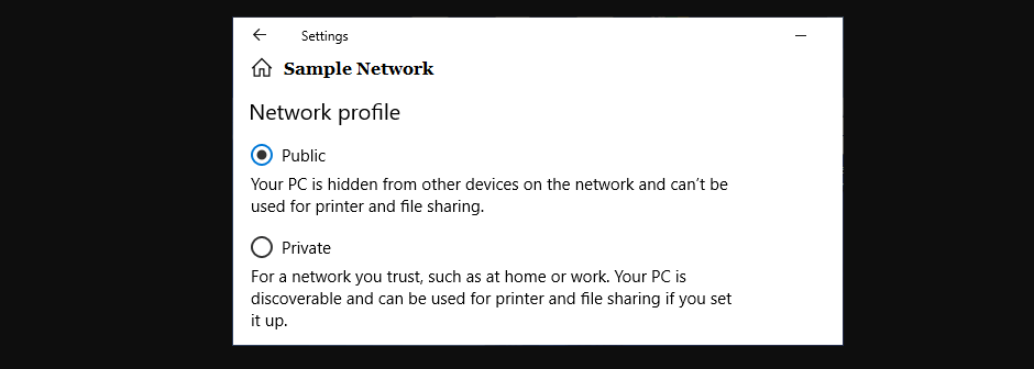 image 155 Public Vs Private Network in Windows 11/10